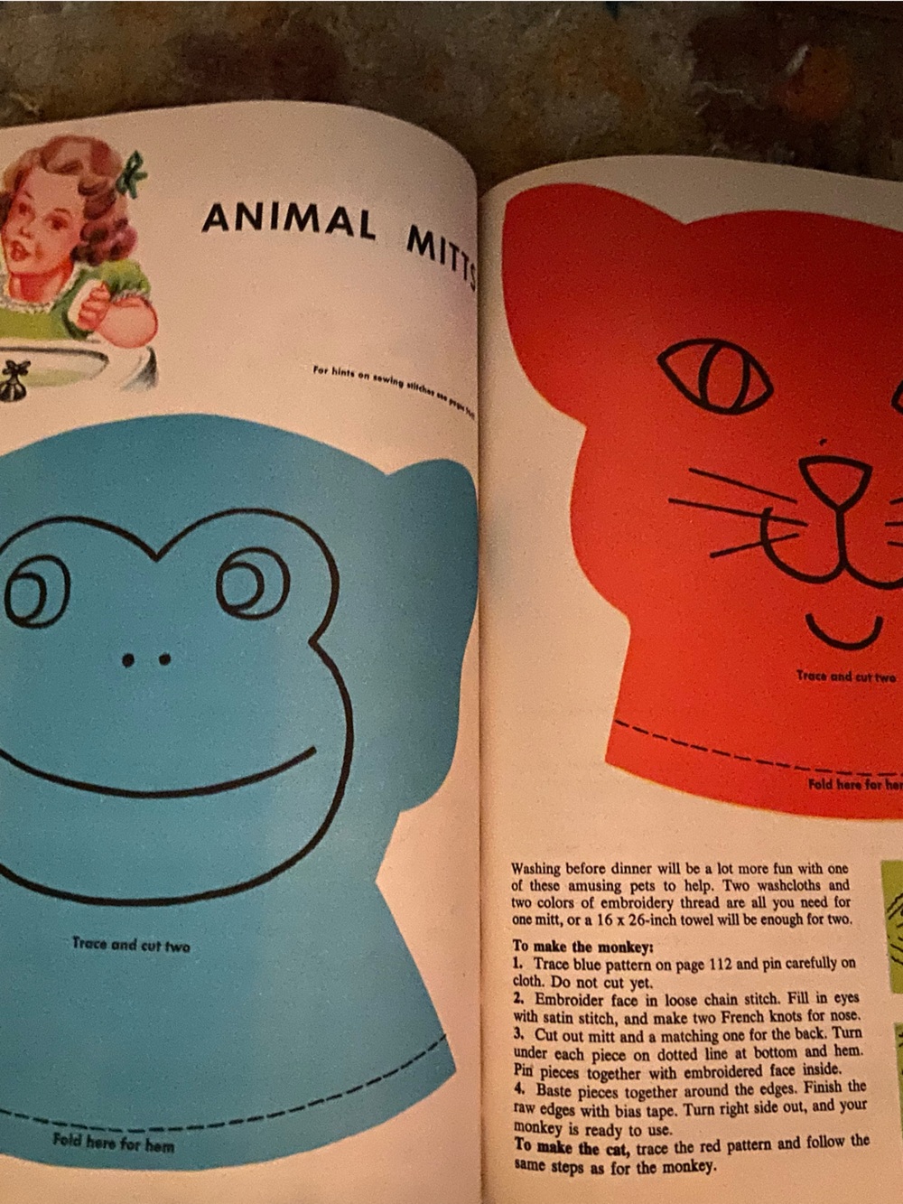 Vintage 50s 1950s 60s 1960s Children’s craft book crafts art arts activity retro - Picture 9 of 9